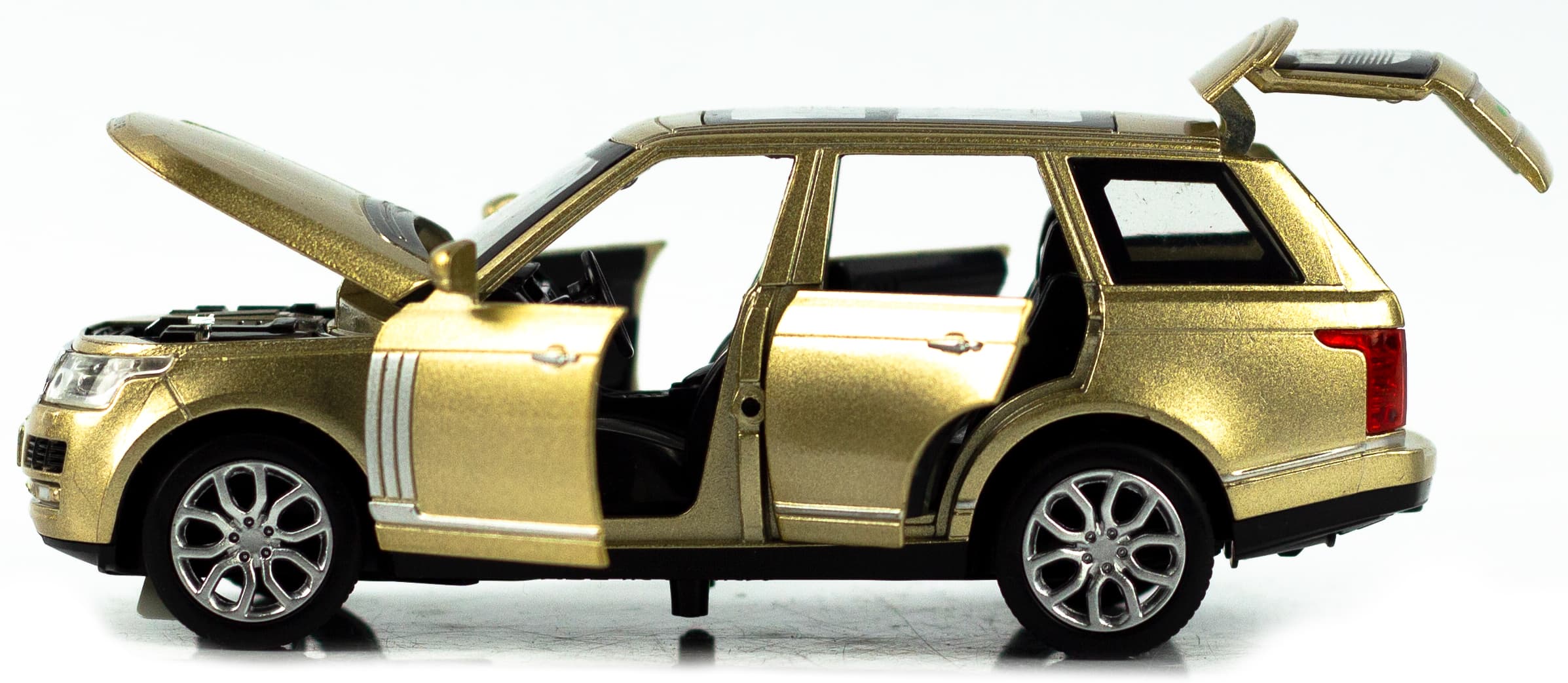 Машинка металлическая Wanbao 1:32 «Land Rover Range Rover Sport» 15.5 см., 625D, инерционная, свет, звук / Микс