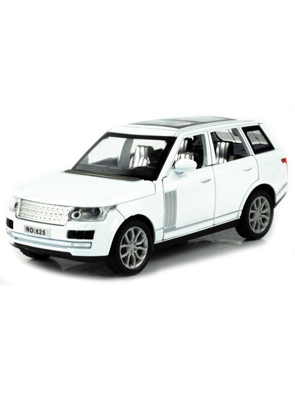 Машинка металлическая Wanbao 1:32 «Land Rover Range Rover Sport» 15.5 см., 625D, инерционная, свет, звук / Микс