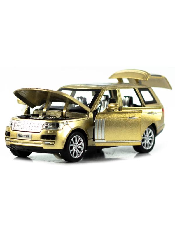 Машинка металлическая Wanbao 1:32 «Land Rover Range Rover Sport» 15.5 см., 625D, инерционная, свет, звук / Микс
