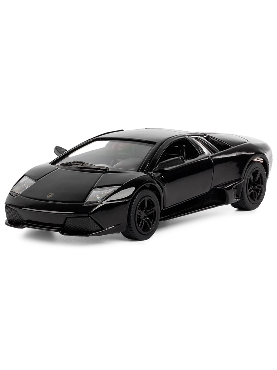 Машинка металлическая Kinsmart 1:36 «Lamborghini Murcielago LP640» KT5317D инерционная / Черный