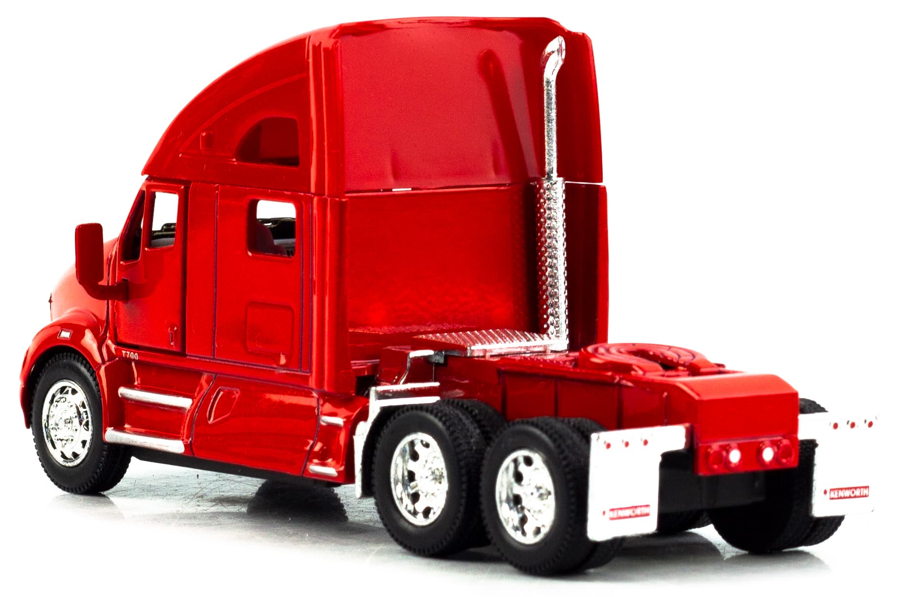 Машинка металлическая Kinsmart 1:64 «Грузовик Kenwort T700» KT5357D, инерционная / Красный