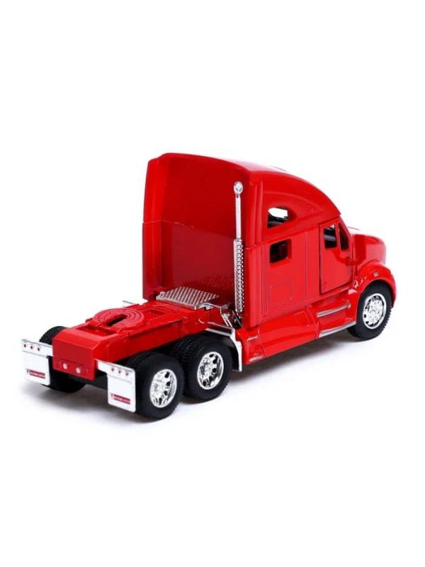 Машинка металлическая Kinsmart 1:64 «Грузовик Kenwort T700» KT5357D, инерционная / Красный