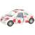 Машинка металлическая Kinsmart 1:32 «Volkswagen New Beetle Soccer» KT5028DR, инерционная / Бело-красный
