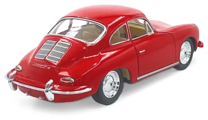 Металлическая машинка Kinsmart 1:32 «Porsche 356 B Carrera 2» KT5398D, инерционная / Красный