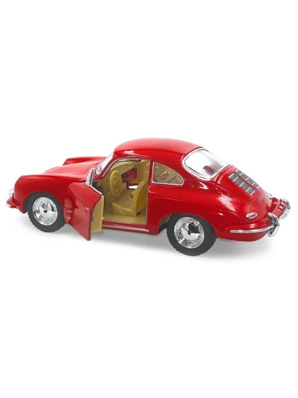 Металлическая машинка Kinsmart 1:32 «Porsche 356 B Carrera 2» KT5398D, инерционная / Красный