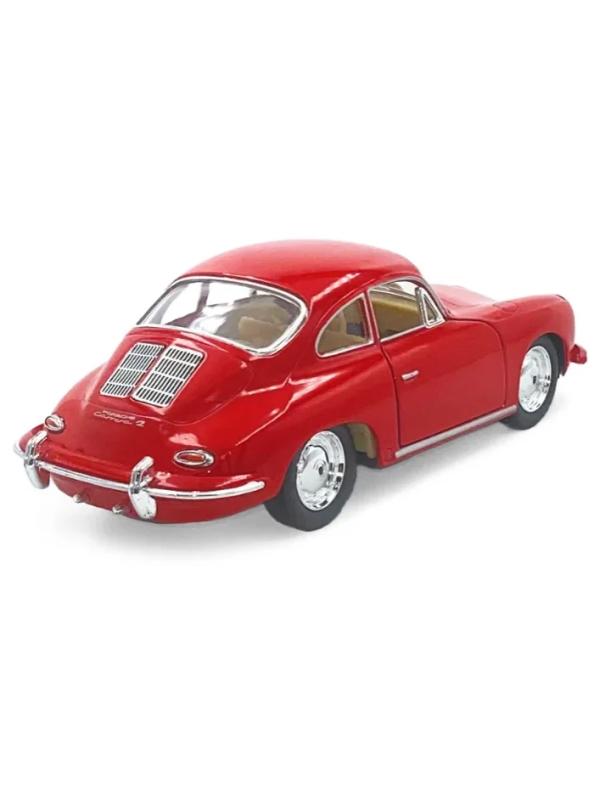 Металлическая машинка Kinsmart 1:32 «Porsche 356 B Carrera 2» KT5398D, инерционная / Красный