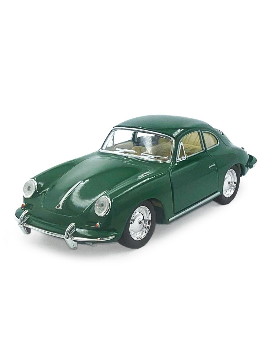 Металлическая машинка Kinsmart 1:32 «Porsche 356 B Carrera 2» KT5398D, инерционная / Зеленый