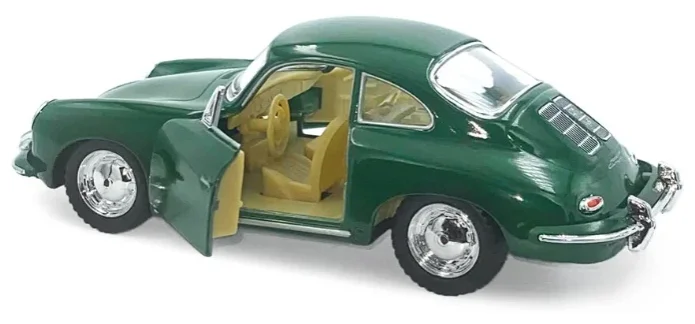 Металлическая машинка Kinsmart 1:32 «Porsche 356 B Carrera 2» KT5398D, инерционная / Зеленый