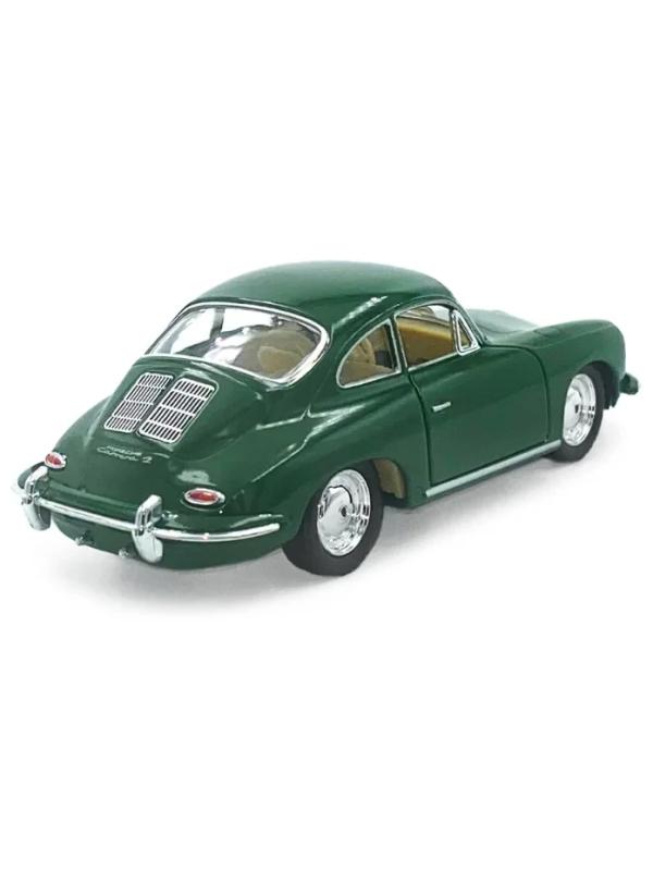 Металлическая машинка Kinsmart 1:32 «Porsche 356 B Carrera 2» KT5398D, инерционная / Зеленый