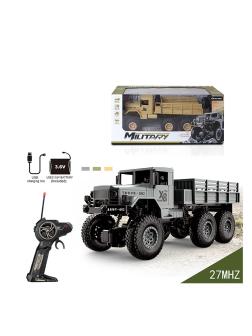 Радиоуправляемая машина «Военный грузовик» со световыми эффектами, XB1002 / Микс
