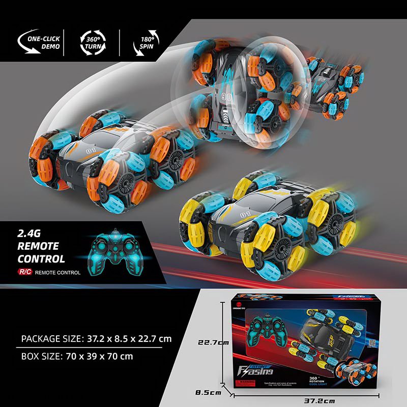 Радиоуправляемая машинка-перевертыш 9027Q / Микс