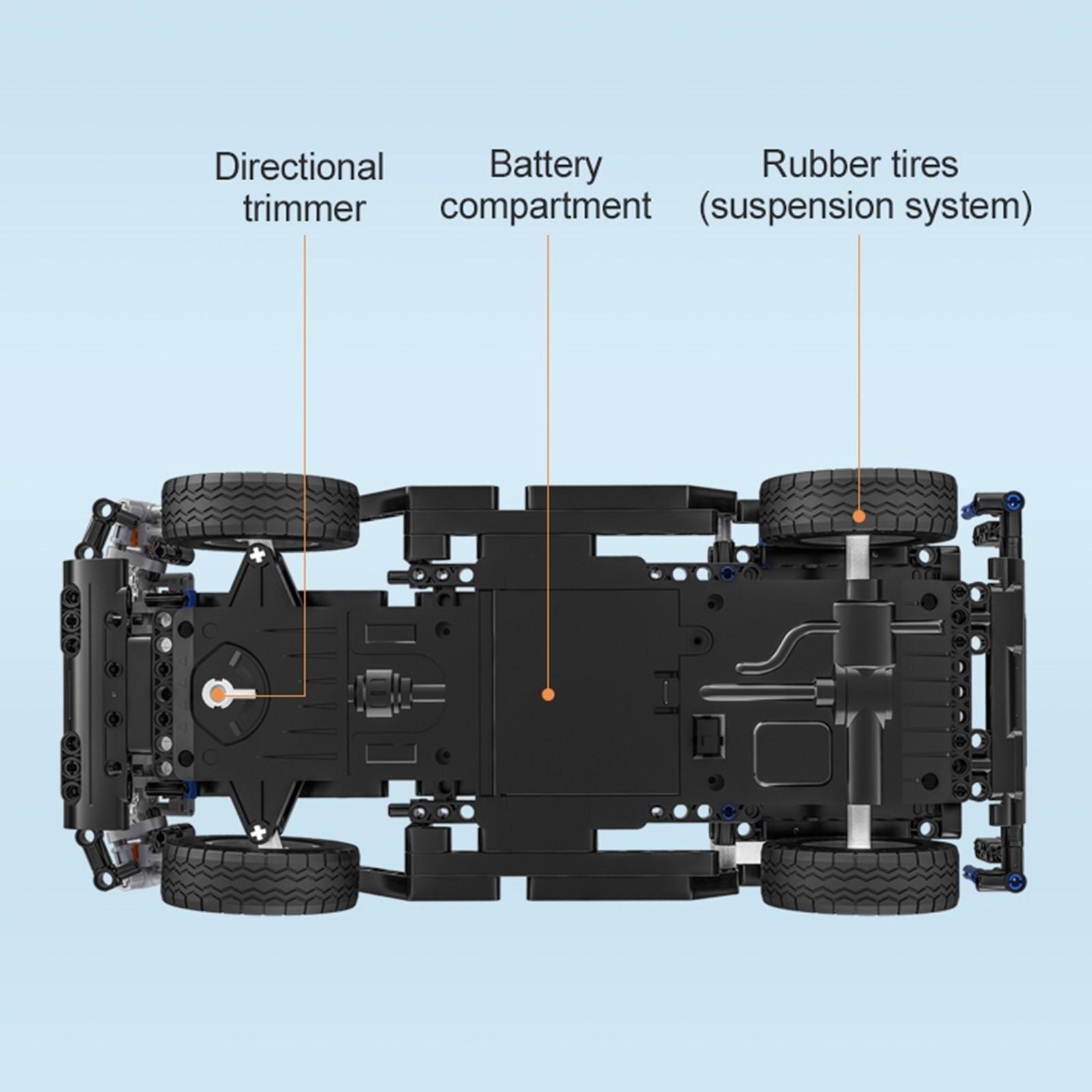 Радиоуправляемый конструктор CaDA «Hummer H2» C51044 / 575 деталей