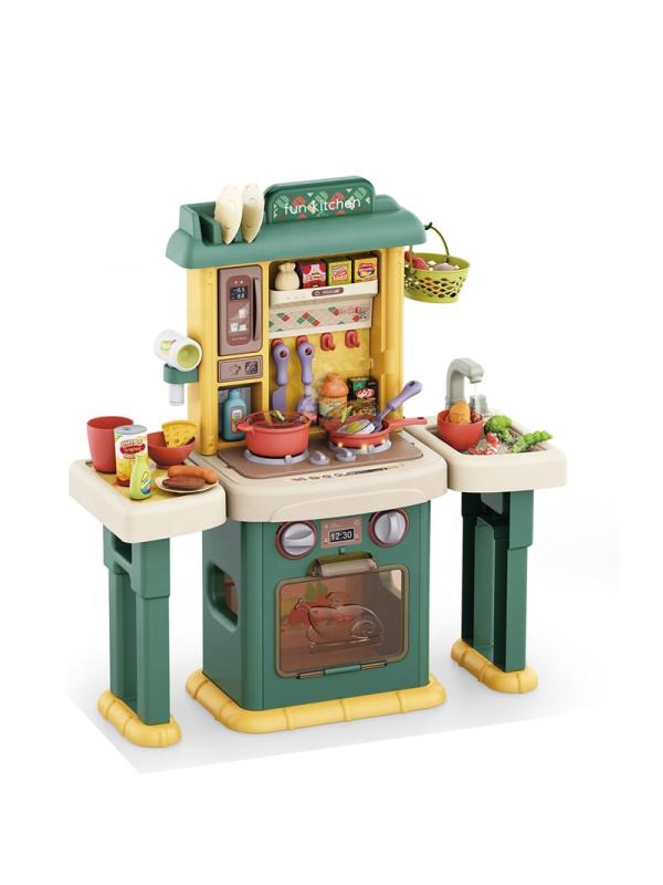 Кухня детская Kitchen Washstand 70 см, вода, пар, со звуком и светом / BL-107B