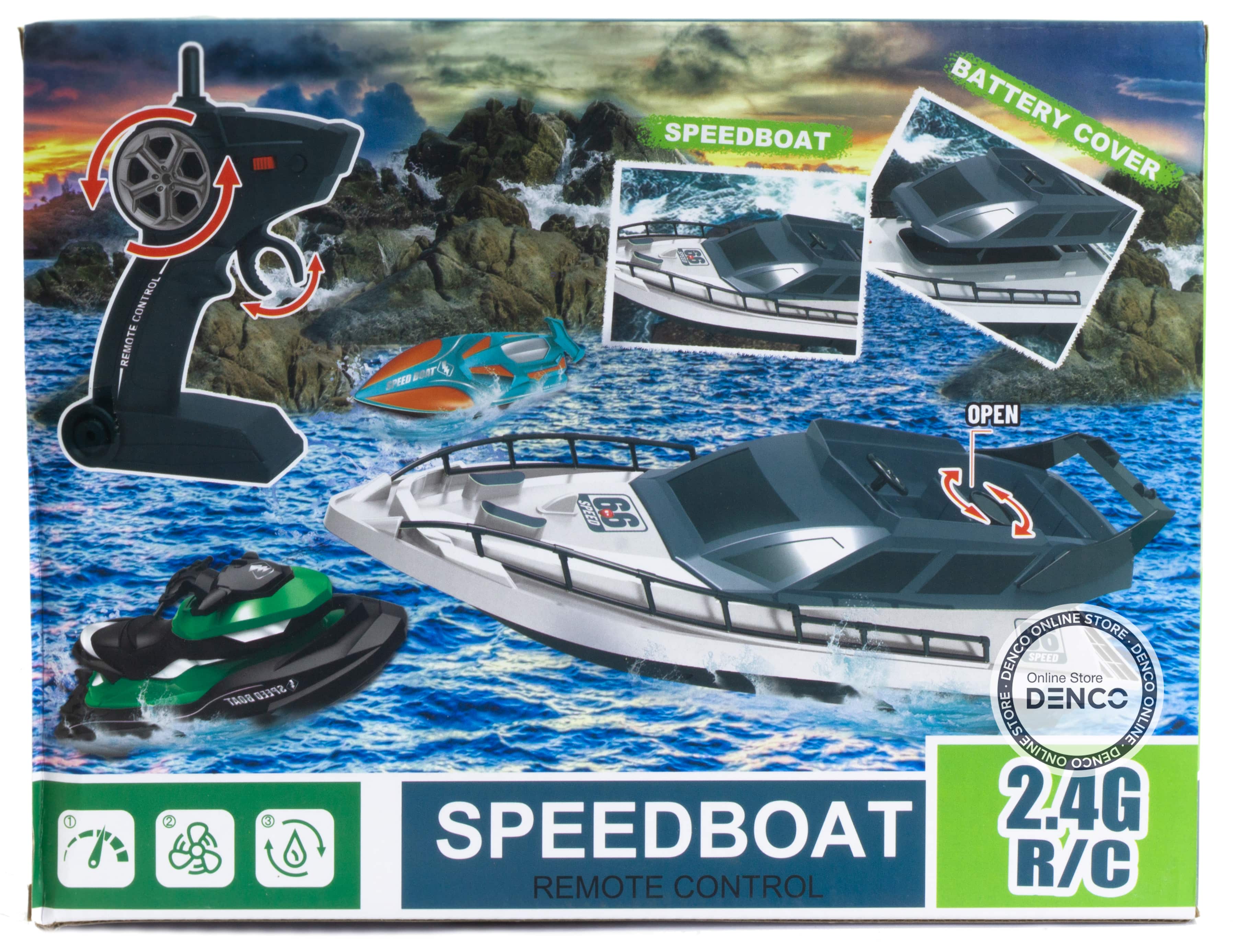 Радиоуправляемый водный катер Speed Boat JH-KT4