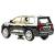 Металлическая машинка Che Zhi 1:24 «Toyota Land Cruiser 200» CZ123A, 20.2 см., инерционная, свет, звук / Черный