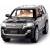 Металлическая машинка Che Zhi 1:24 «Toyota Land Cruiser 200» CZ123A, 20.2 см., инерционная, свет, звук / Черный