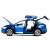 Металлическая машинка MiniAuto 1:24 «Tesla Model X» 2403B, 21 см., инерционная, свет, звук / Синий