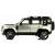 Металлическая машинка Che Zhi 1:24 «Land Rover Defender Wilderness» CZ132A, 21 см., инерционная, свет, звук / Серебристый