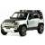Металлическая машинка Che Zhi 1:24 «Land Rover Defender Wilderness» CZ132A, 21 см., инерционная, свет, звук / Серебристый