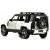 Металлическая машинка Che Zhi 1:24 «Land Rover Defender Wilderness» CZ132A, 21 см., инерционная, свет, звук / Серебристый