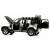 Металлическая машинка Che Zhi 1:24 «Land Rover Defender Wilderness» CZ132A, 21 см., инерционная, свет, звук / Серебристый