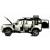 Металлическая машинка Che Zhi 1:24 «Land Rover Defender Wilderness» CZ132A, 21 см., инерционная, свет, звук / Серебристый