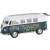 Металлическая машинка Kinsmart 1:32 «1962 Volkswagen Classical Bus (С принтом)» KT5060DF инерционная / Зеленый