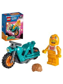 Конструктор LEGO CITY Stunt Трюковый мотоцикл с цыплёнком