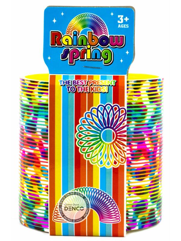 Пружинка-радуга «Краски» H10-88 Rainbow Spring / 10 х 10 х10 см.
