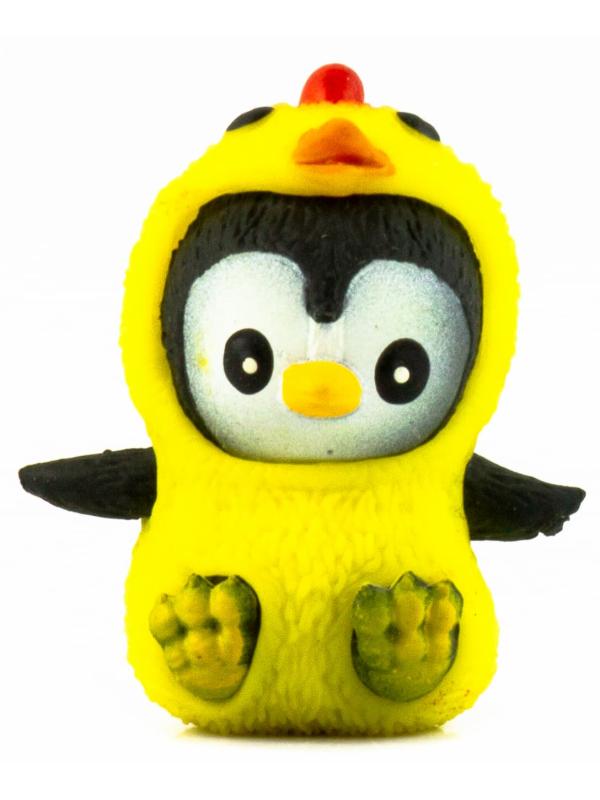 Резиновые фигурки-тянучки «Пингвины в костюмах Цыплят» /  2 шт.