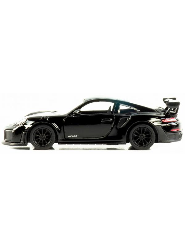 Металлическая машинка Kinsmart 1:36 «Porsche 911 GT2 RS» KT5408D, инерционная / Черный