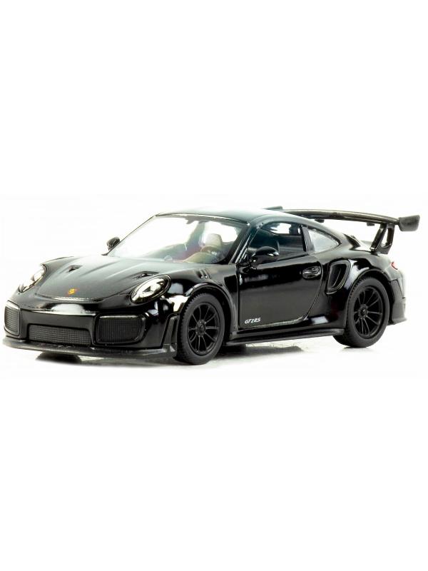 Металлическая машинка Kinsmart 1:36 «Porsche 911 GT2 RS» KT5408D, инерционная / Черный