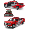 Машинка металлическая Kinsmart 1:46 «2014 Chevrolet Silverado (Fire Fighter)» KT5381DPR инерционная / Красный