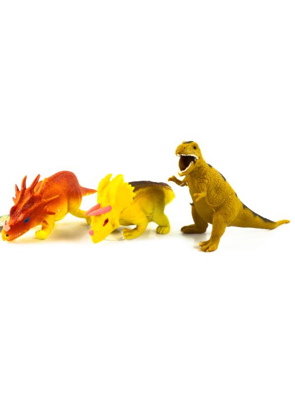 Резиновые фигурки-тянучки Play Smart «Динозавры» 7209, 18 см. / 6 шт.