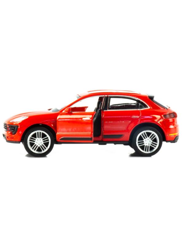 Металлическая машинка Play Smart 1:50 «Porsche Macan» 6527D Fast Wheels, инерционная / Красный