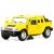 Металлическая машинка Kinsmart 1:40 «2005 Hummer H2 SUT» KT5097W инерционная в инд. коробке / Желтый