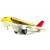 Металлический самолет «Parcel Service» 19 см. 805, инерционный, Sceno Jet, / Красно-желтый