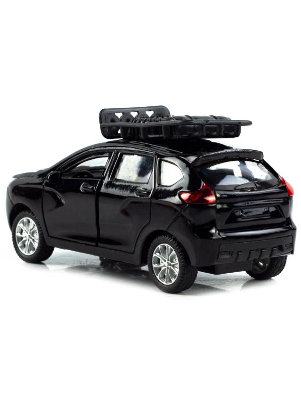 Металлическая машинка Danliao 1:43 «X-Ray» 12.5 см. 6905-6 инерционная, свет, звук / Черный