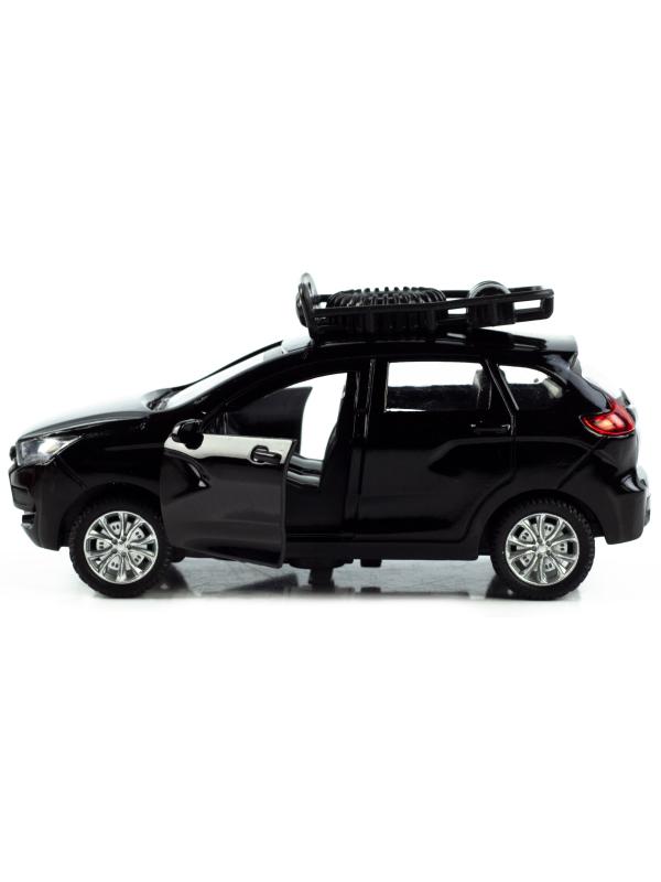 Металлическая машинка Danliao 1:43 «X-Ray» 12.5 см. 6905-6 инерционная, свет, звук / Черный