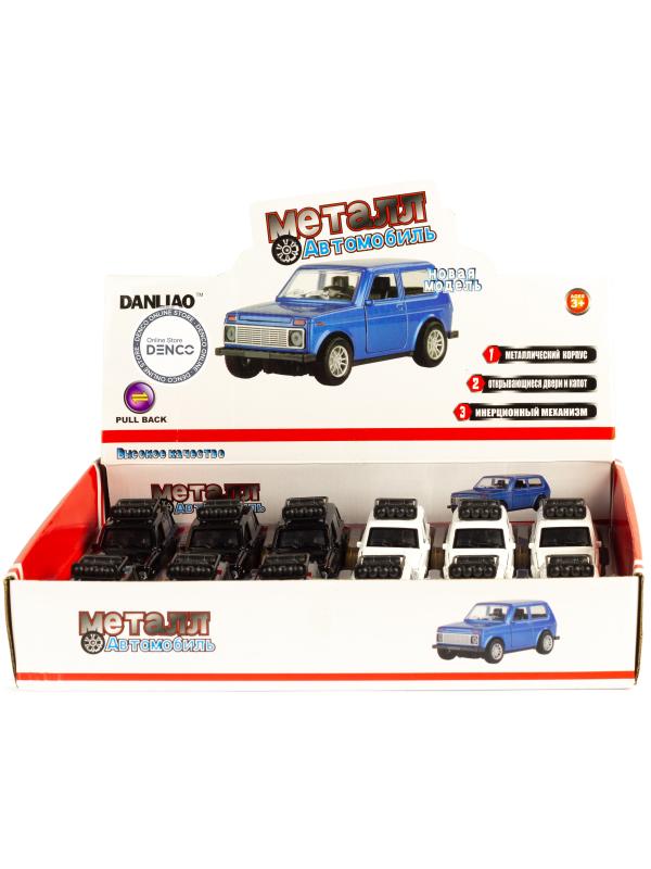 Металлическая машинка Danliao 1:43 «X-Ray» 12.5 см. 6905-6 инерционная, свет, звук / Черный