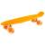 Пенни Борд со светящимися колесами, 57 см, 00120 / Оранжевый