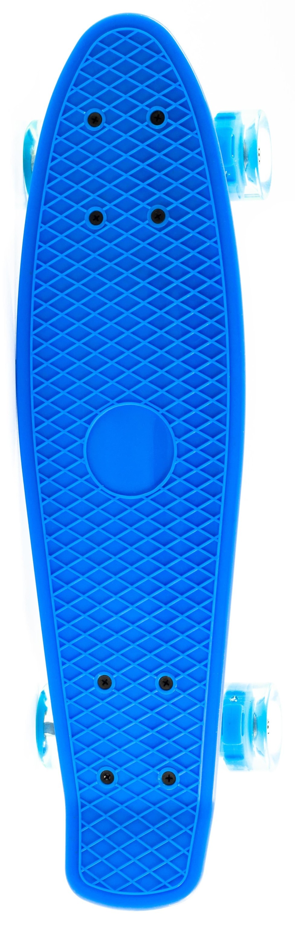 Пенни Борд со светящимися колесами, 57 см, 00120 / Синий