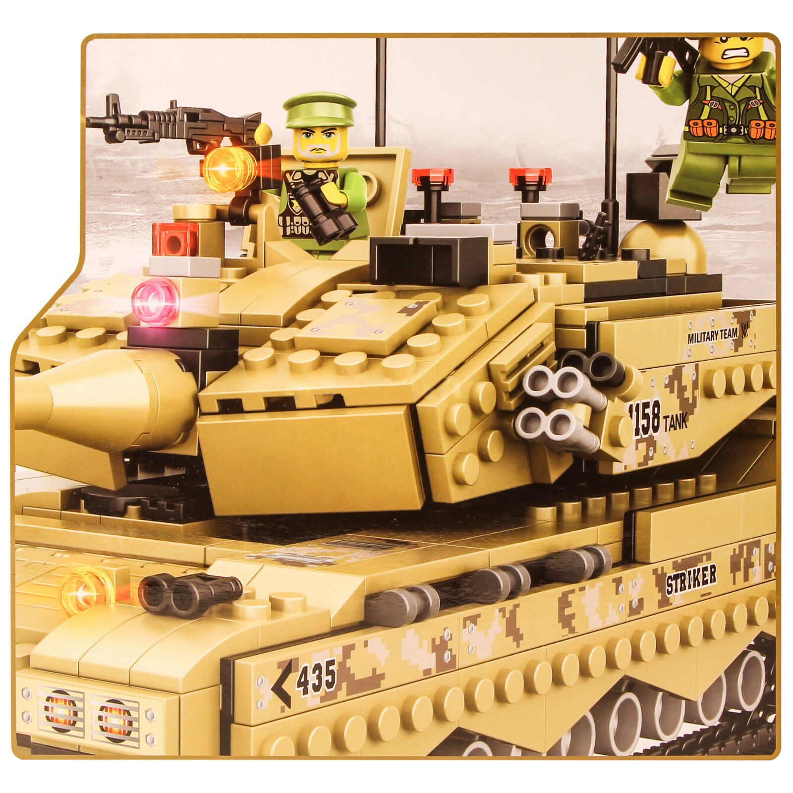 Конструктор LX «Танк М1 Абрамс» Г435 / 947 деталей