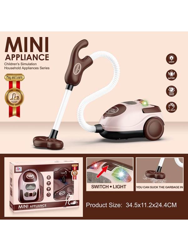 Набор игрушечной бытовой техники «Пылесос» со световыми и звуковыми эффектами / 6741A