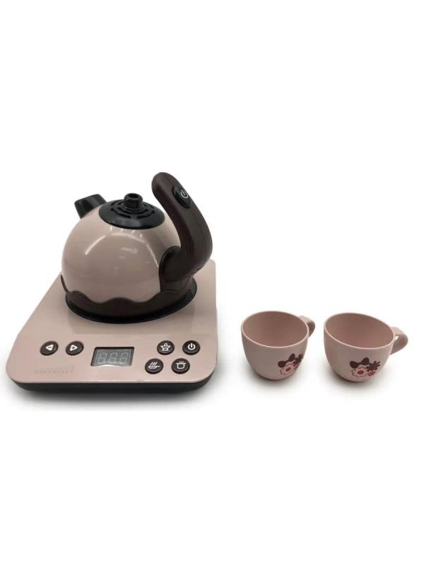 Набор игрушечной бытовой техники «Чайник с плитой» со световыми и звуковыми эффектами и с аксессуарами 6744A