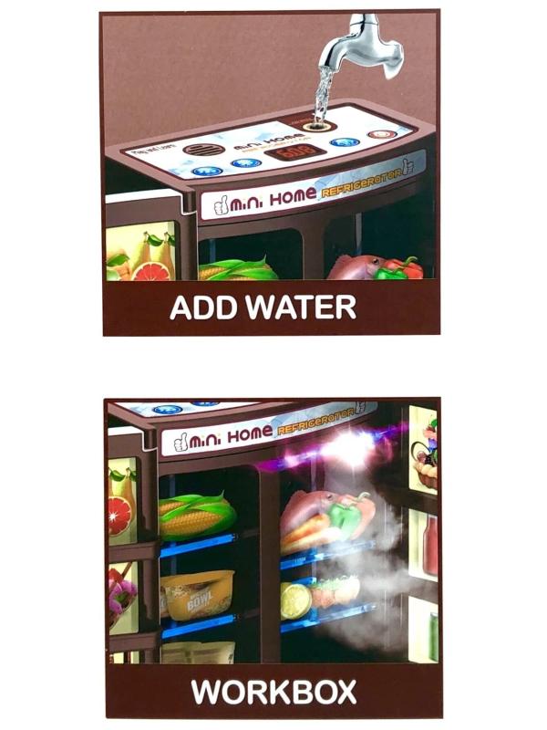 Набор игрушечной бытовой техники «Холодильник» со световыми и звуковыми эффектами / 6748A
