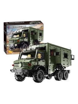 Радиоуправляемый конструктор «Военный грузовик» LE-J907 / 6689 деталей