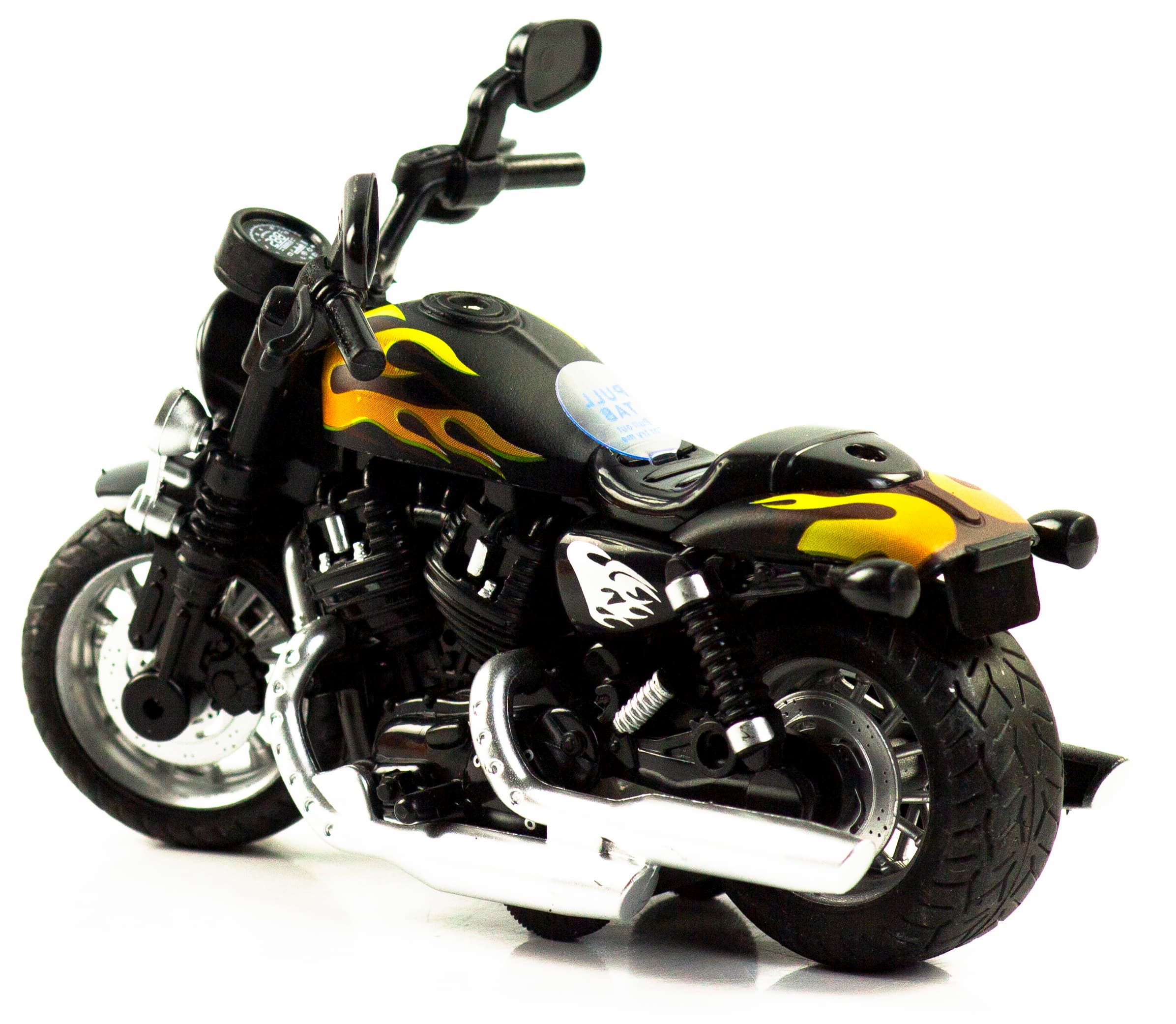 Металлический мотоцикл 1:12 «Harley-Davidson Iron 883» 2041A, 14 см. инерционный / Микс