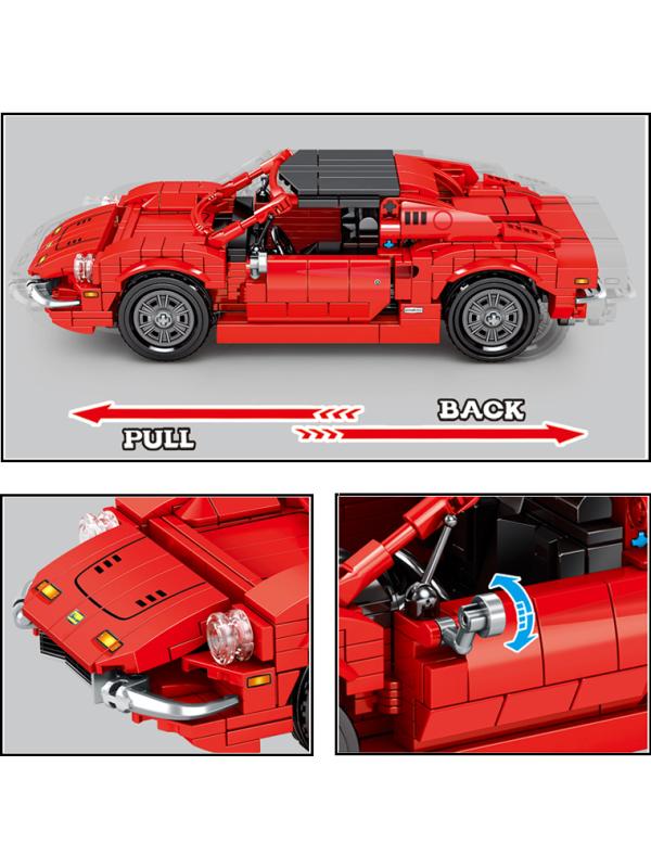 Конструктор Sembo Block «Ferrari Dino» 705701 / 633 детали