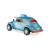 Металлическая машинка Kinsmart 1:32 «Volkswagen Beetle Custom Dragracer» KT5405D инерционная / Голубой